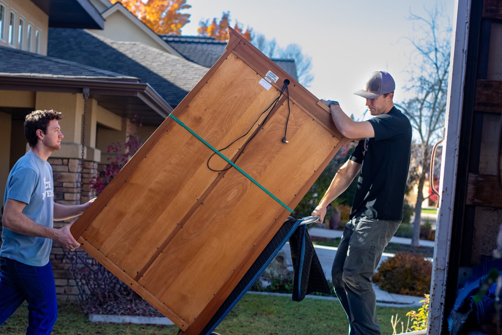 Ace Movers carefully handling a customer's belongings